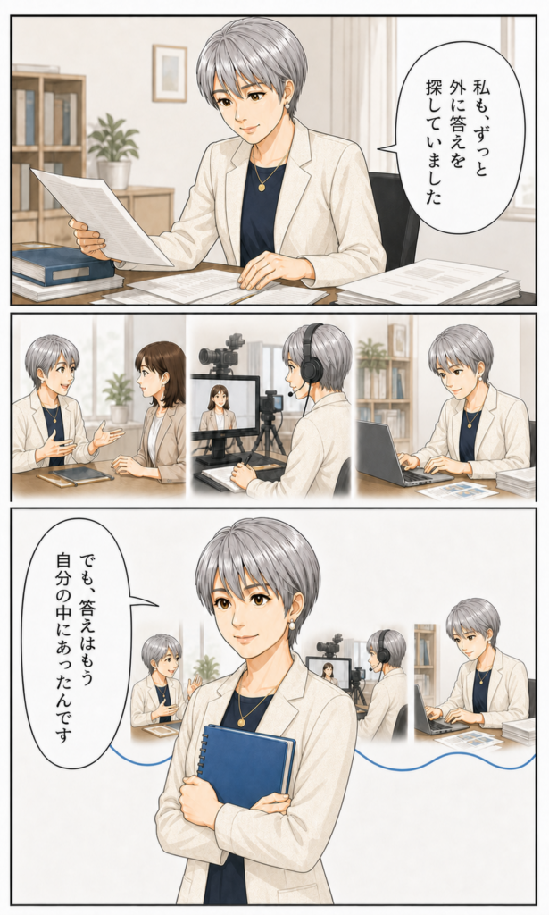 安城基予子 自己紹介ストーリー漫画 7ページ目